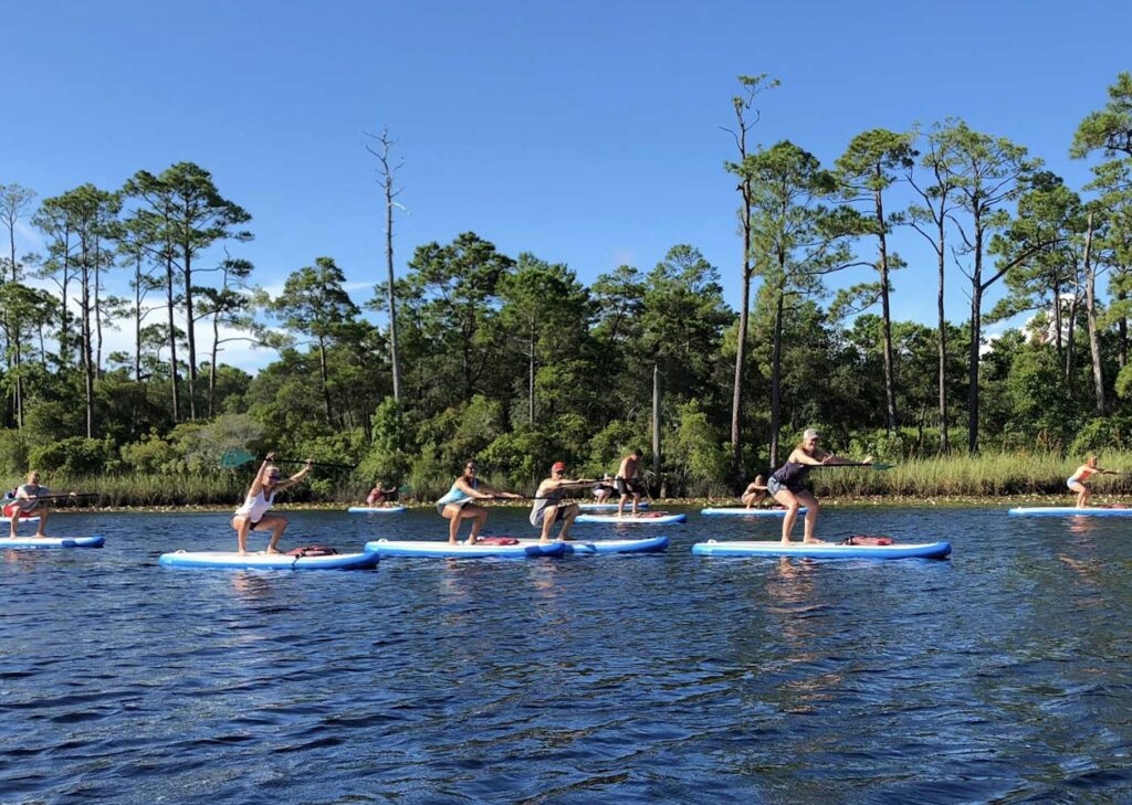 On 30A, the RUN/SUP® Workout  is an up-tempo blast!